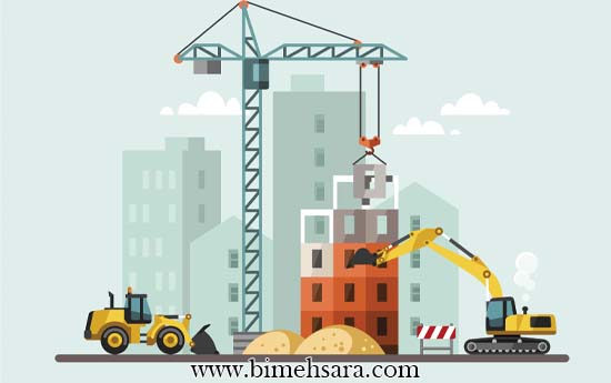 بیمه ماشین آلات و تجهیزات پیمانکاران ، مانند بیمه تاور کرین