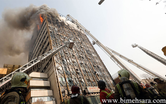  آتش سوزی ساختمان پلاسکو