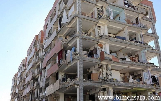 سهم اندک بیمه از خسارت های زلزله کرمانشاه